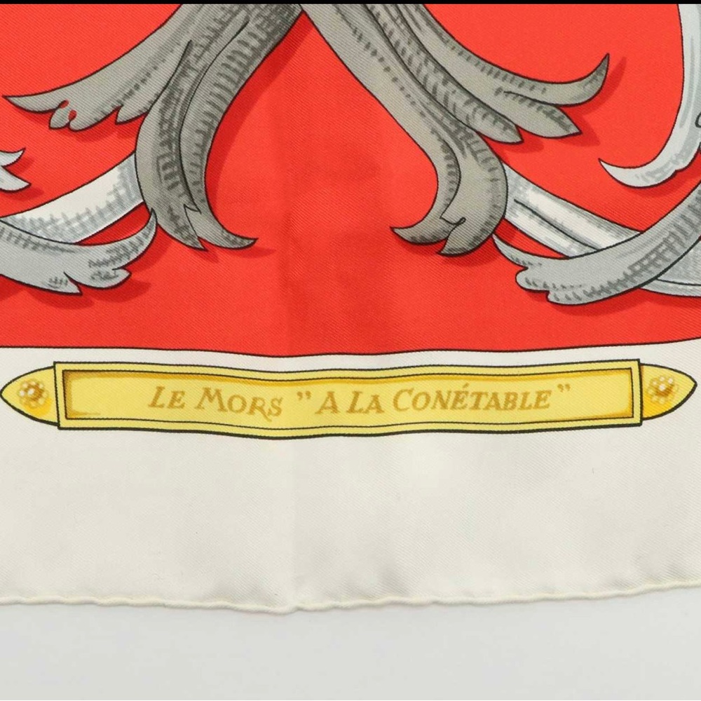 Hermes Le Mors a La Conetable scarf silk twill - Picture 3 of 6